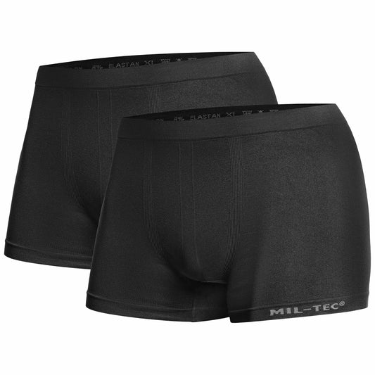 Bokserki termoaktywne Mil-Tec Black - 2 pary