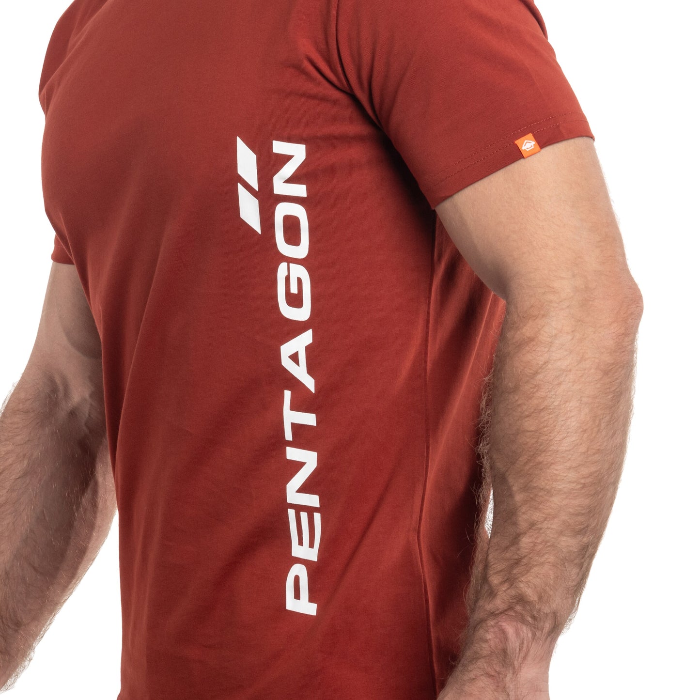 Koszulka T-shirt Pentagon Ageron "Vertical" - Maroon Red