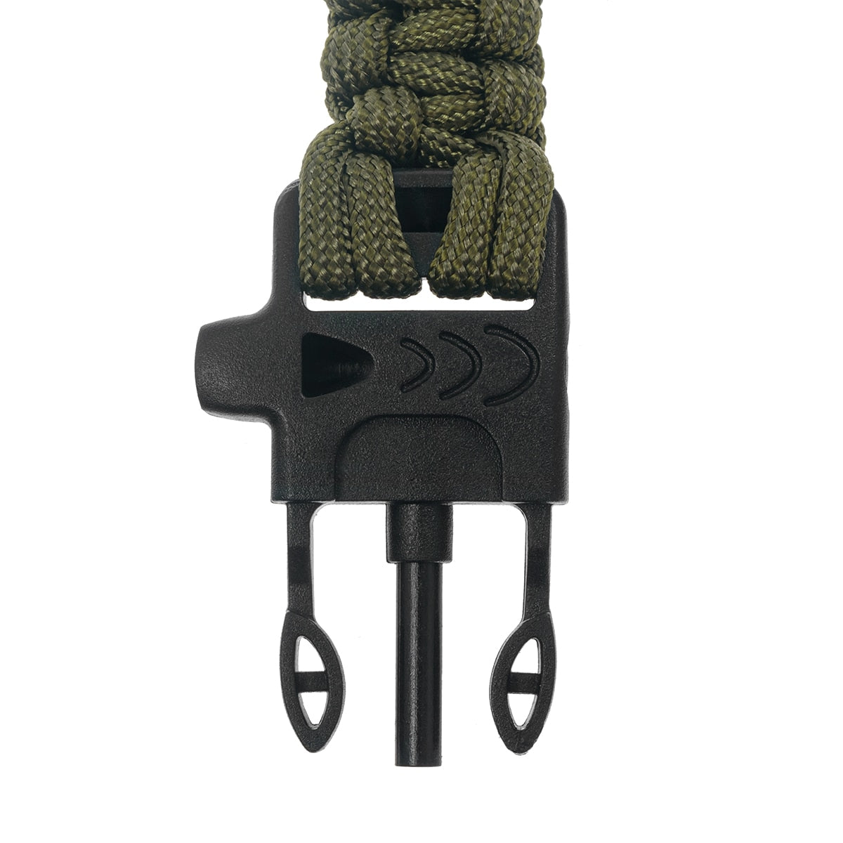 Bransoletka Paracord Badger Outdoor z krzesiwem - Olive