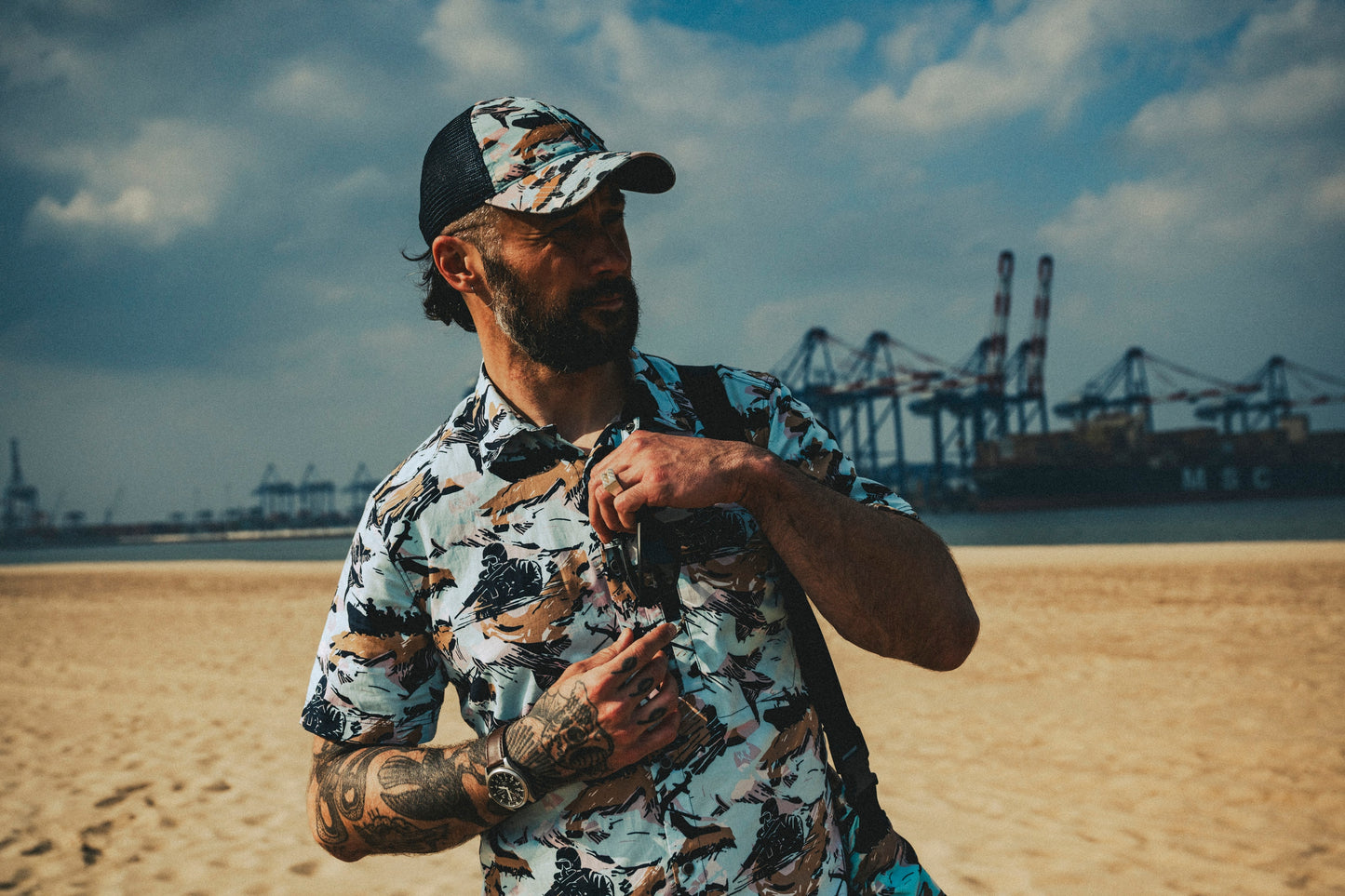 Koszula Helikon Tactical Hawaiian Short Sleeve - Pacific