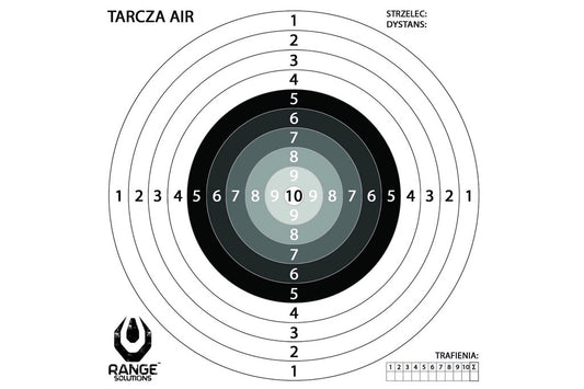 Tarcze strzeleckie Range Solutions AIR - 100 sztuk