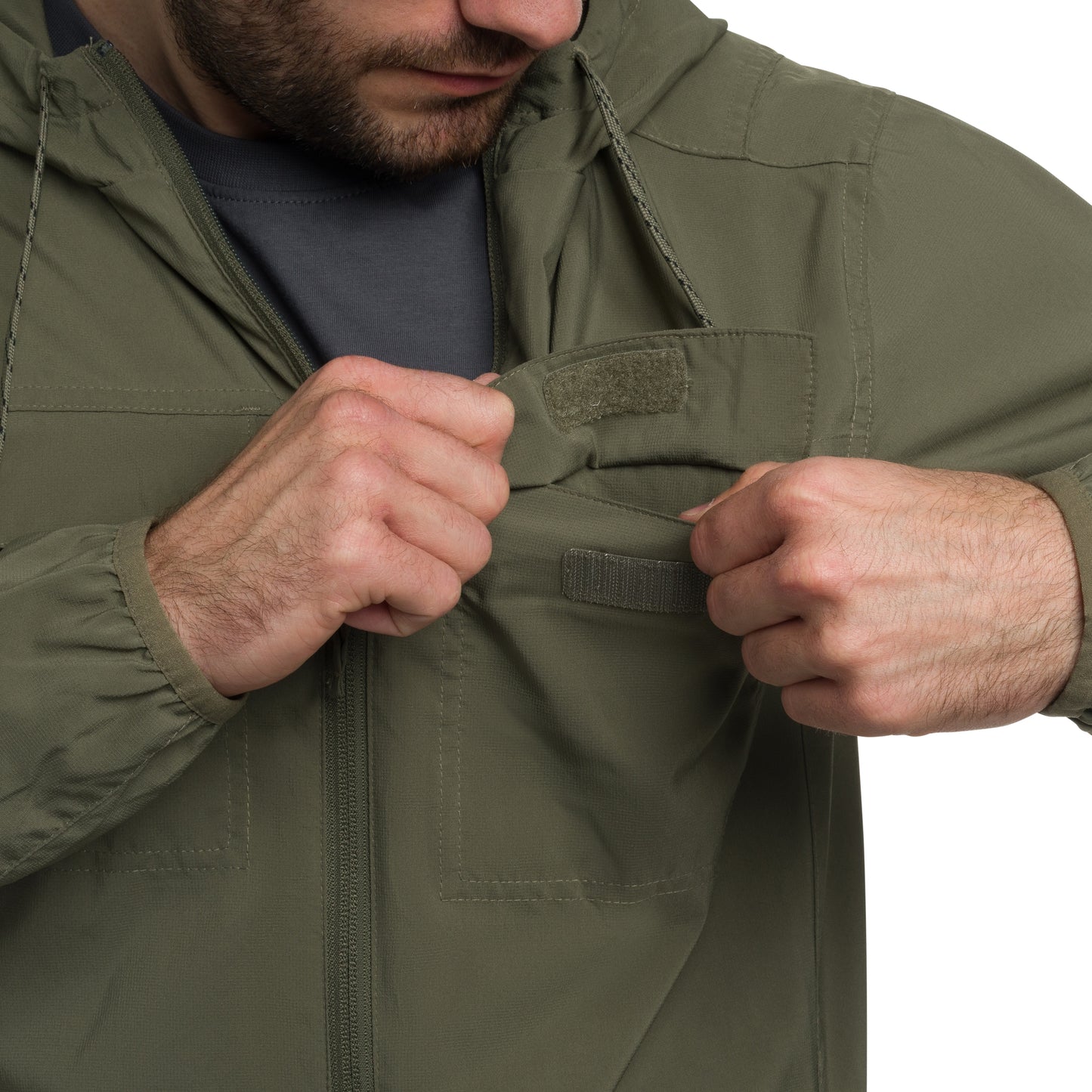 Kurtka Columbia Skien Valley Hooded Insect Shield - Stone Green