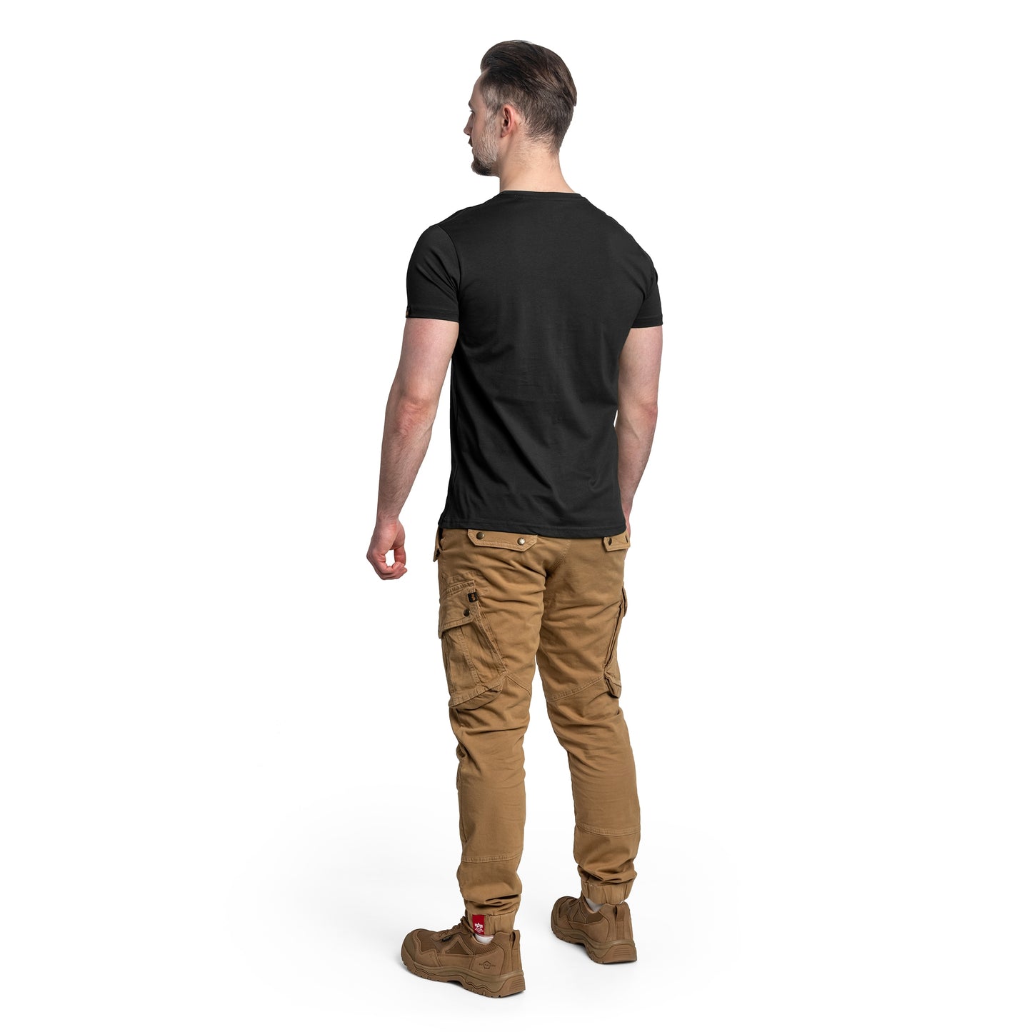 Koszulka T-shirt Alpha Industries College Camo - Black