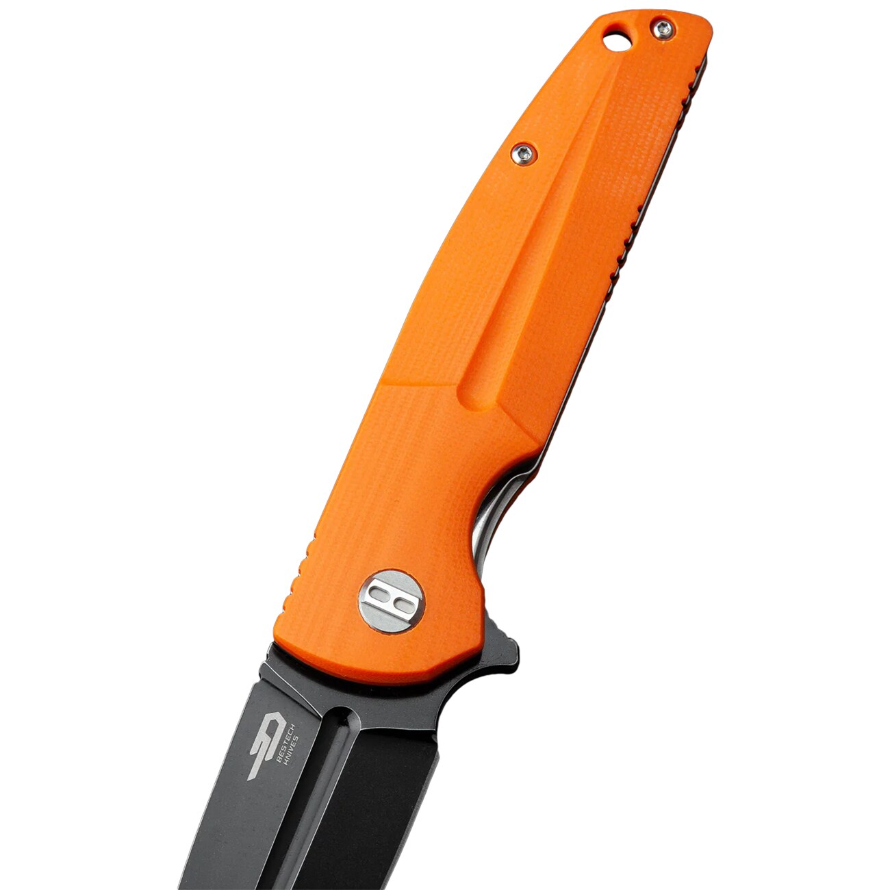 Nóż składany Bestech Knives Fin Black Stonewash - Orange