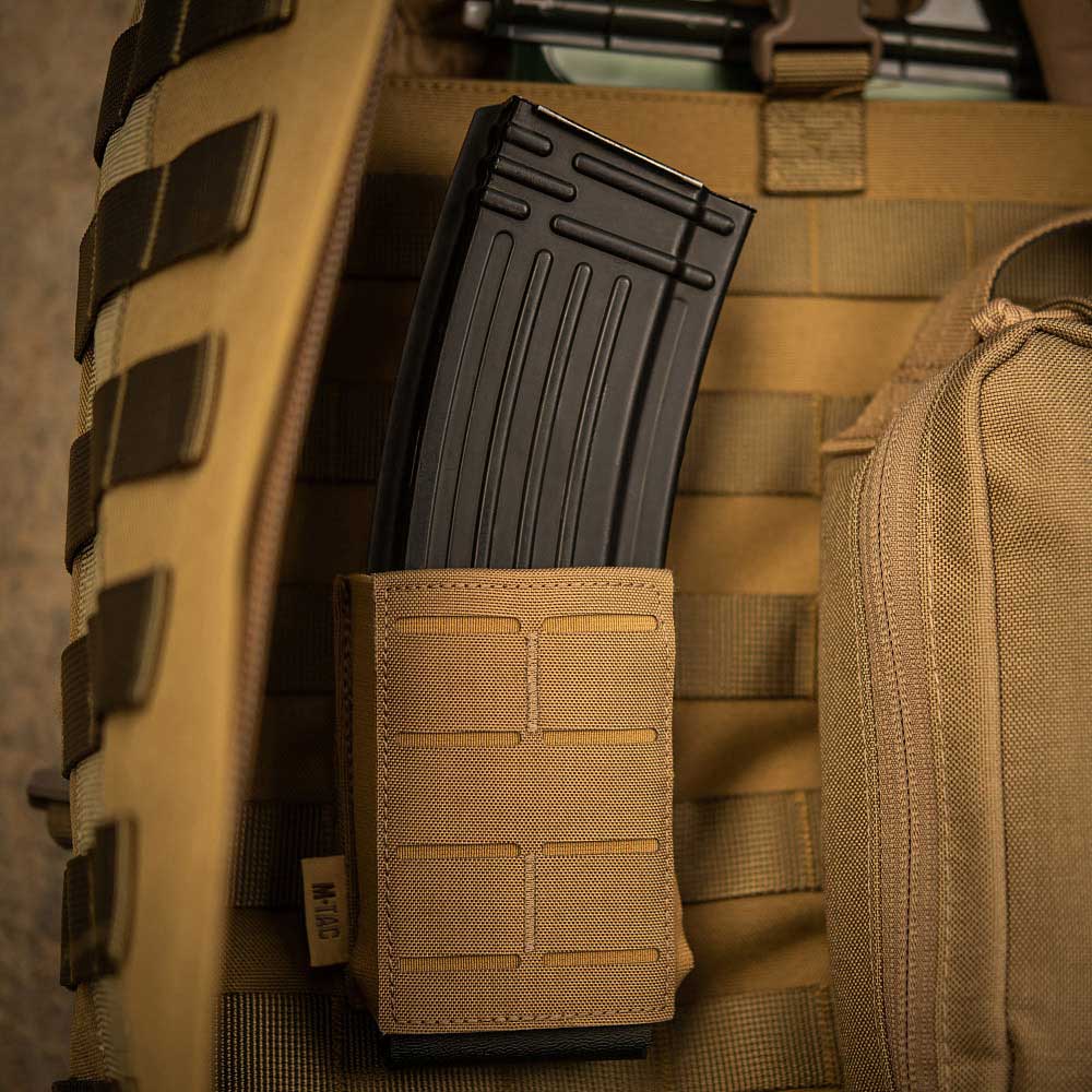 Ładownica elastyczna M-Tac Laser Cut na magazynek do AR15/AK47 - Coyote