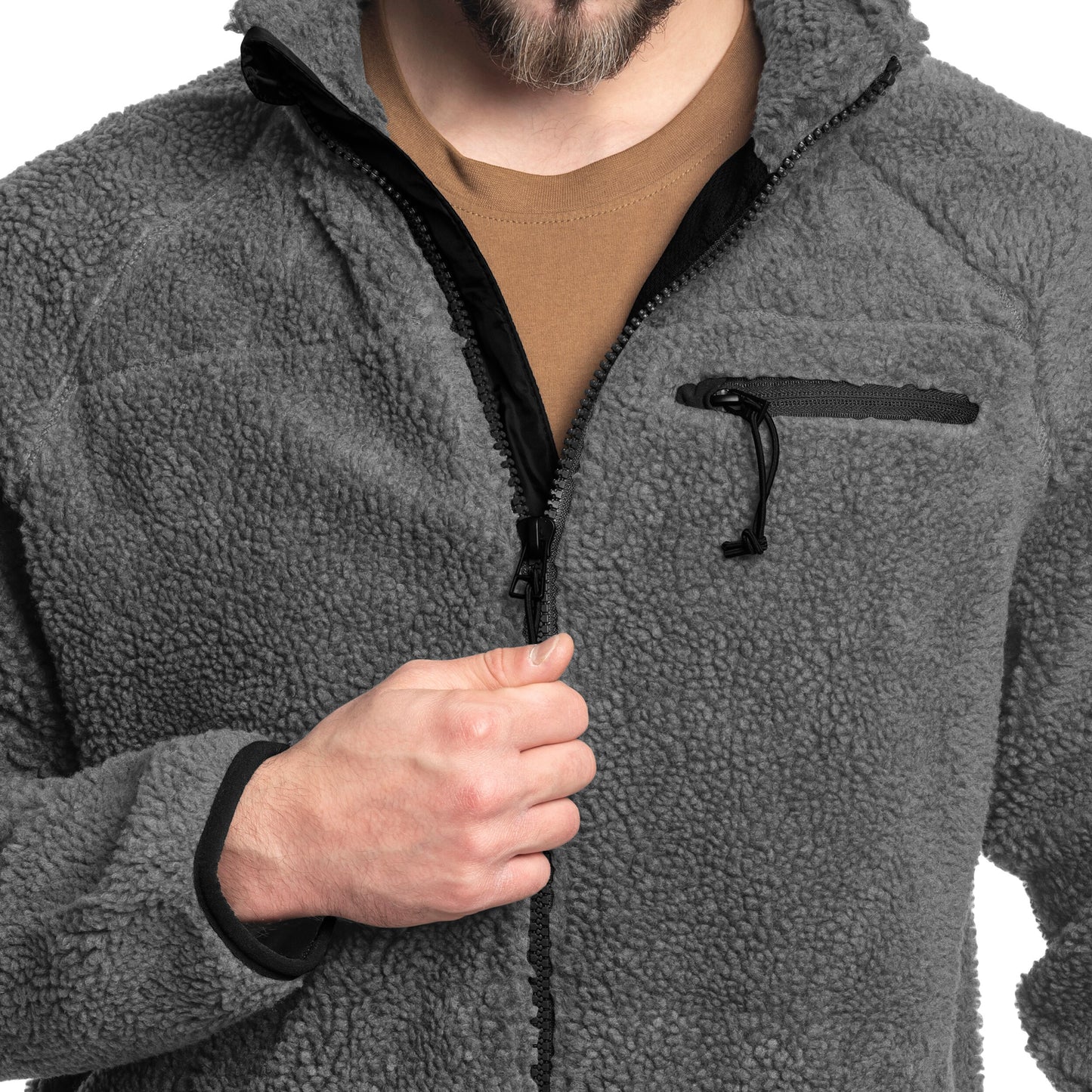 Kurtka Brandit Teddyfleece Jacket - Anthracite