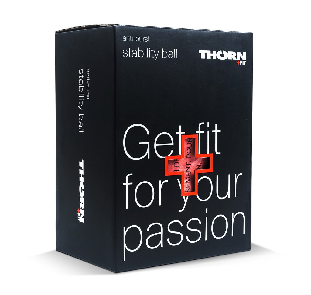 Piłka gimnastyczna Thorn+Fit - Black