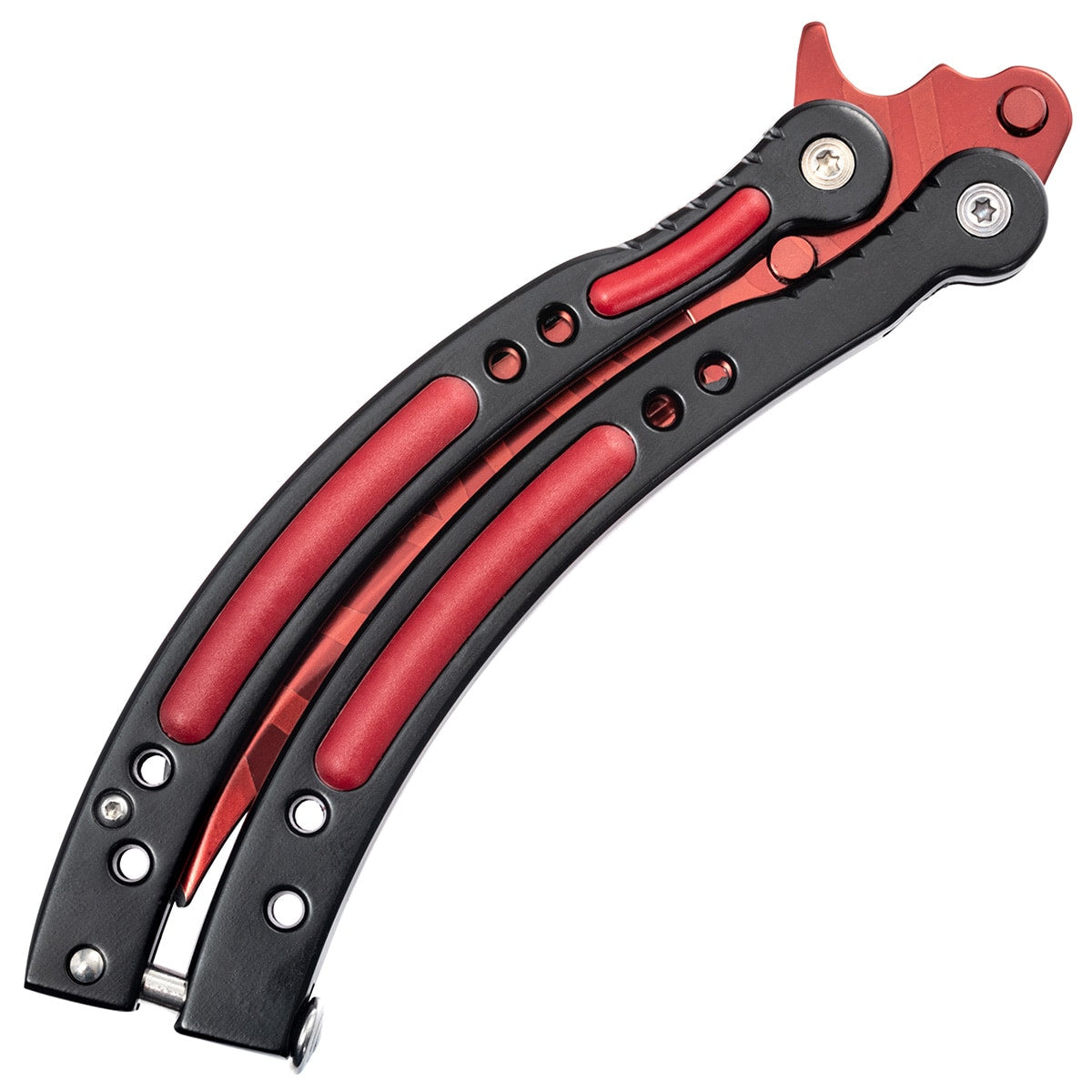 Nóż składany motylek Joker CS:GO Black / Red