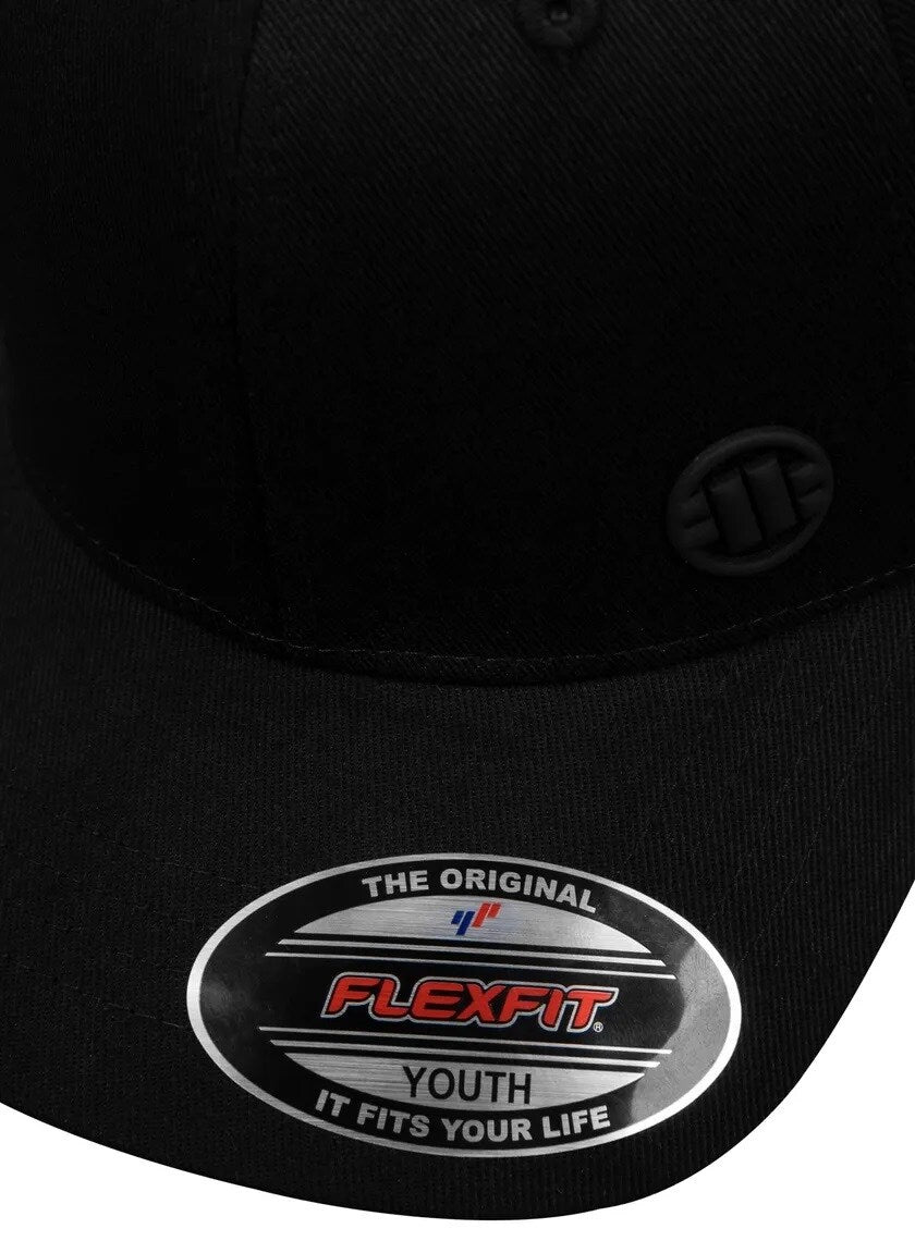 Czapka z daszkiem Pitbull Full Cap Youth Logo - Black