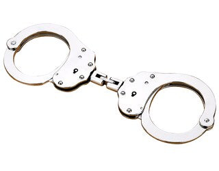 Kajdanki przegubowe Alcyon Hoop Steel srebrne