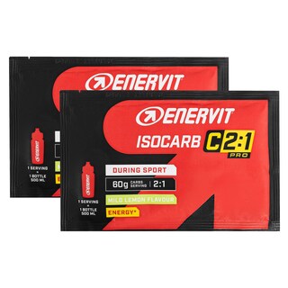 Węglowodany Enervit Isocarb C2:1 65 g łagodna cytryna - 2 szt.
