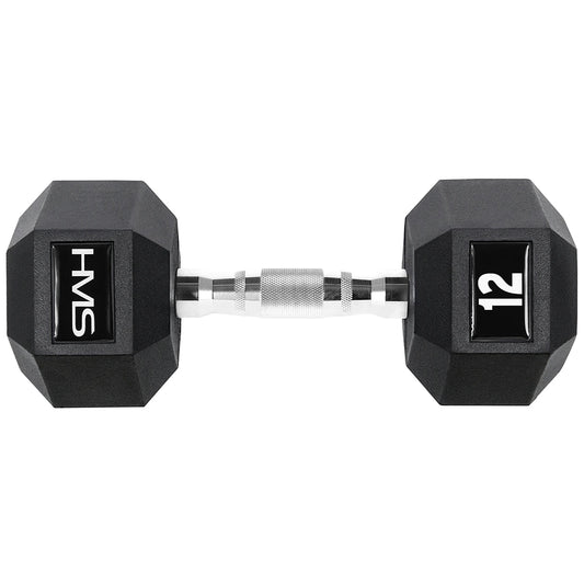 Hantel heksagonalny HMS Hex Pro 12 kg