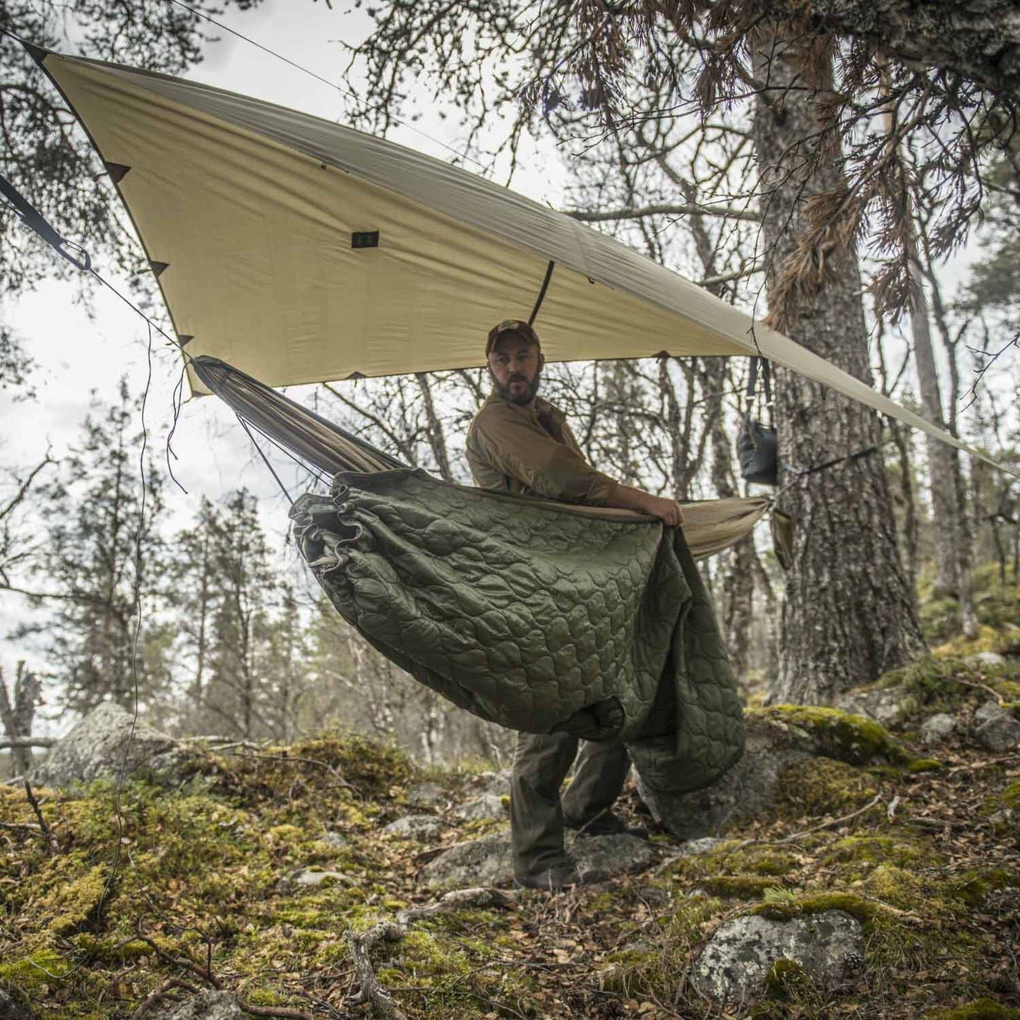 Ponczo Helikon Swagman Roll Basic - Olive Green