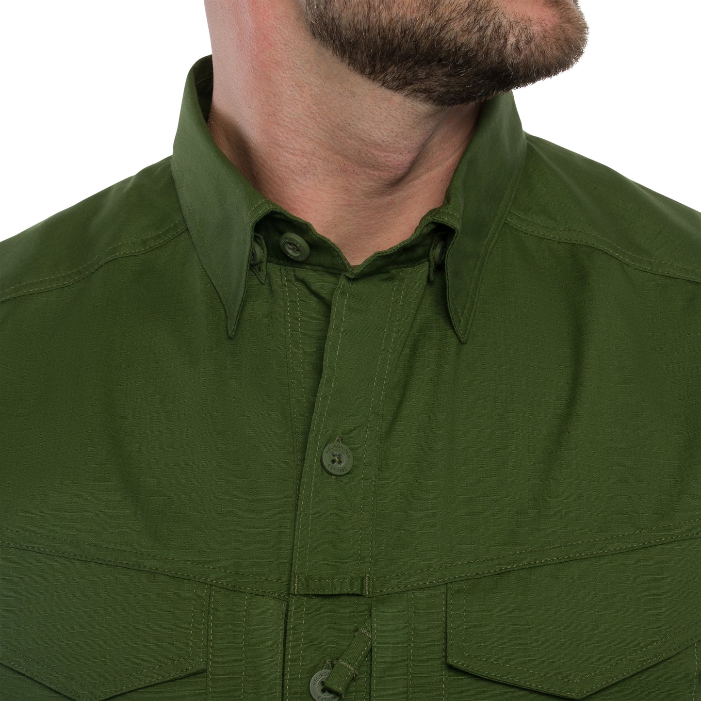 Koszula Helikon Defender Mk2 PolyCotton Ripstop Long Sleeve - Pine Green