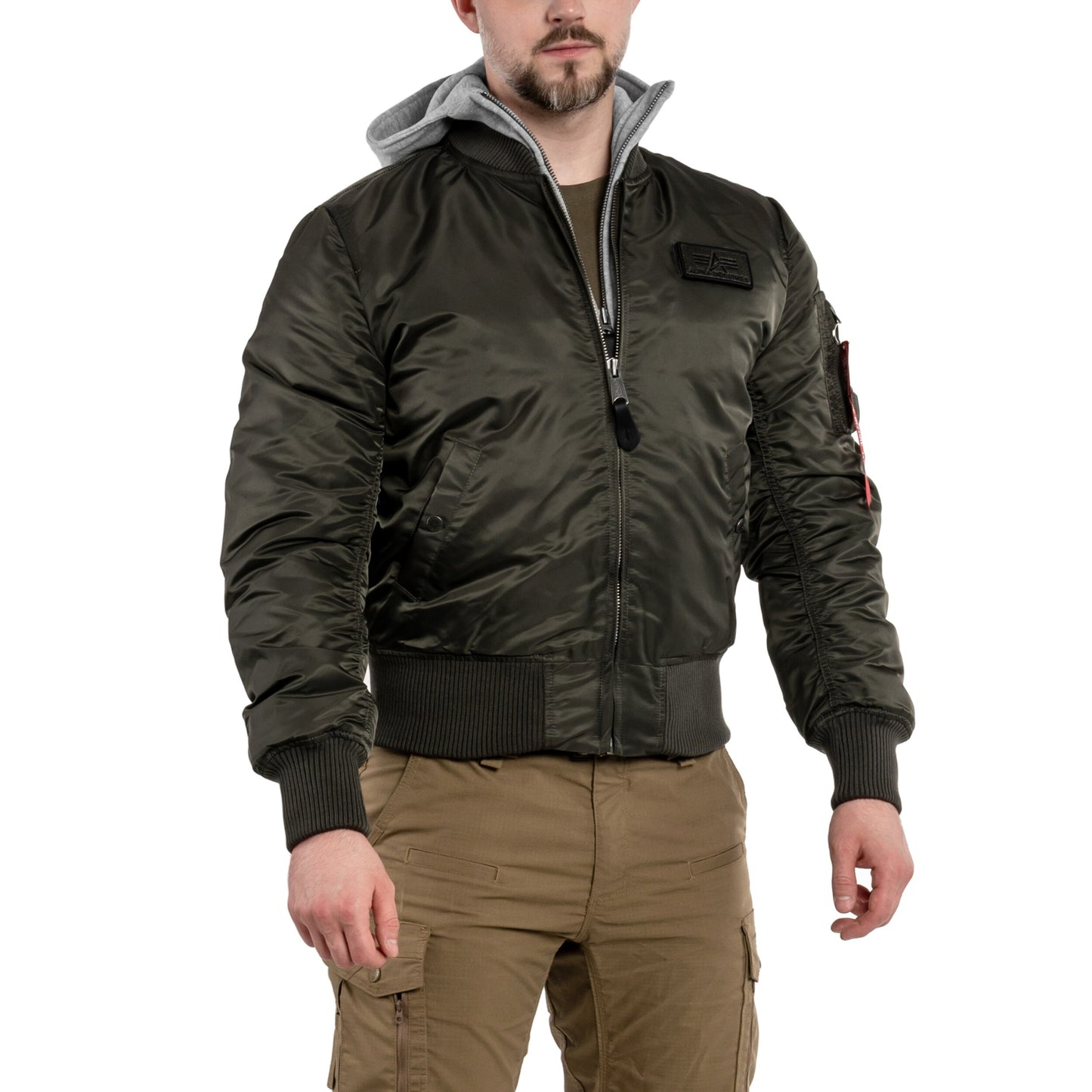 Kurtka Alpha Industries MA-1 D-Tec - Rep. Grey