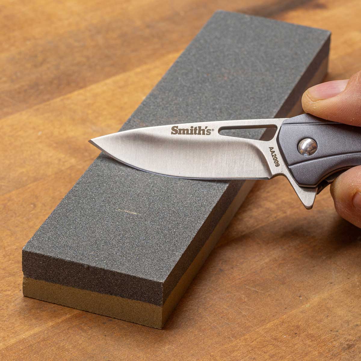 Osełka syntetyczna Smith's 8" Dual Grit Combination Sharpening Stone