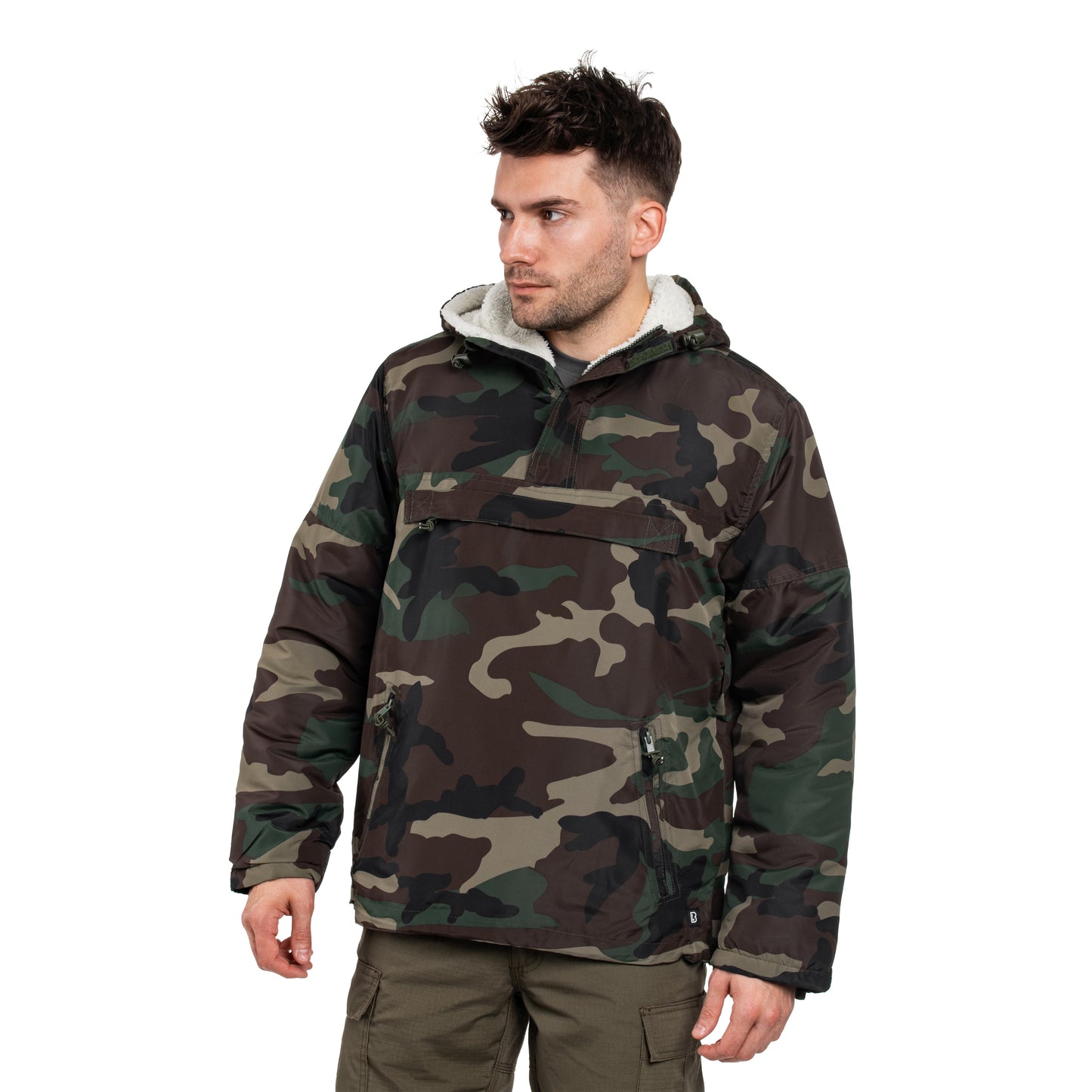 Kurtka Brandit Sherpa Windbreaker - Woodland