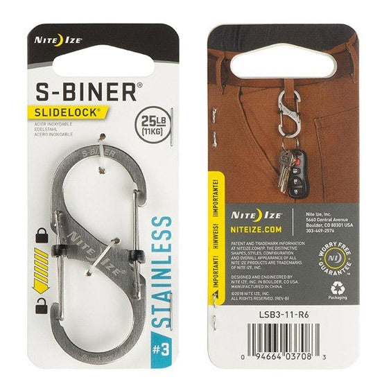 Karabińczyk Nite Ize S-Biner SlideLock Stainless Steel 3