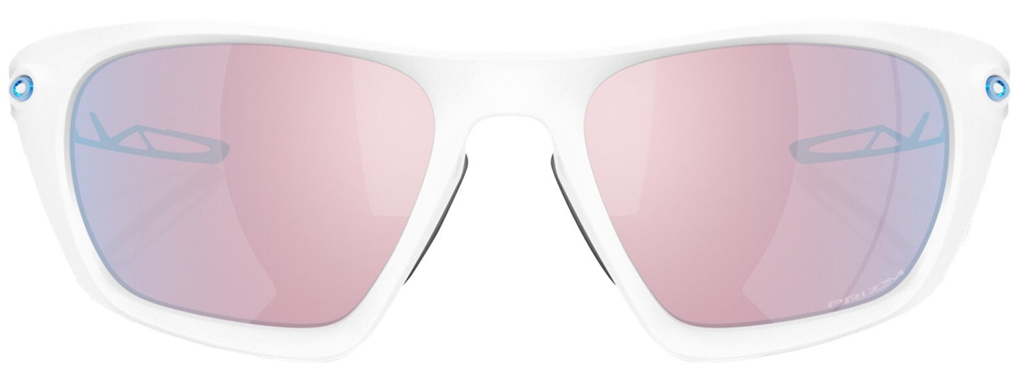 Okulary przeciwsłoneczne Oakley Lateralis - Matte White/Prizm Snow Sapphire