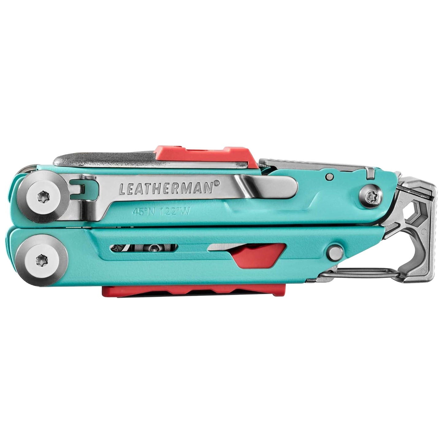 Multitool Leatherman Signal Aqua Stainless z kaburą