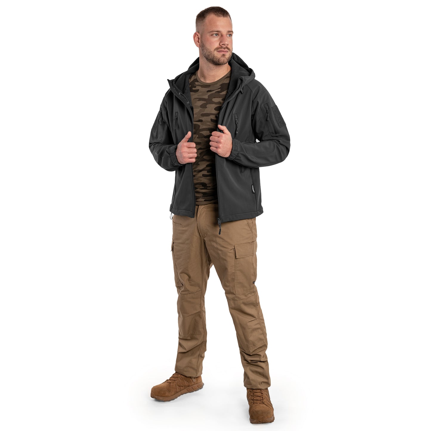 Kurtka Texar Softshell Falcon - Black