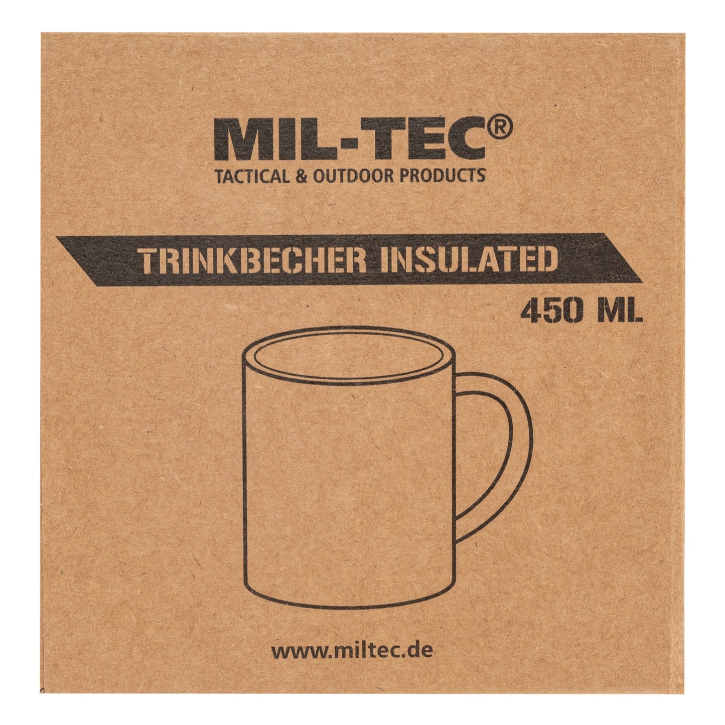 Kubek termiczny Mil-Tec 450 ml - Olive