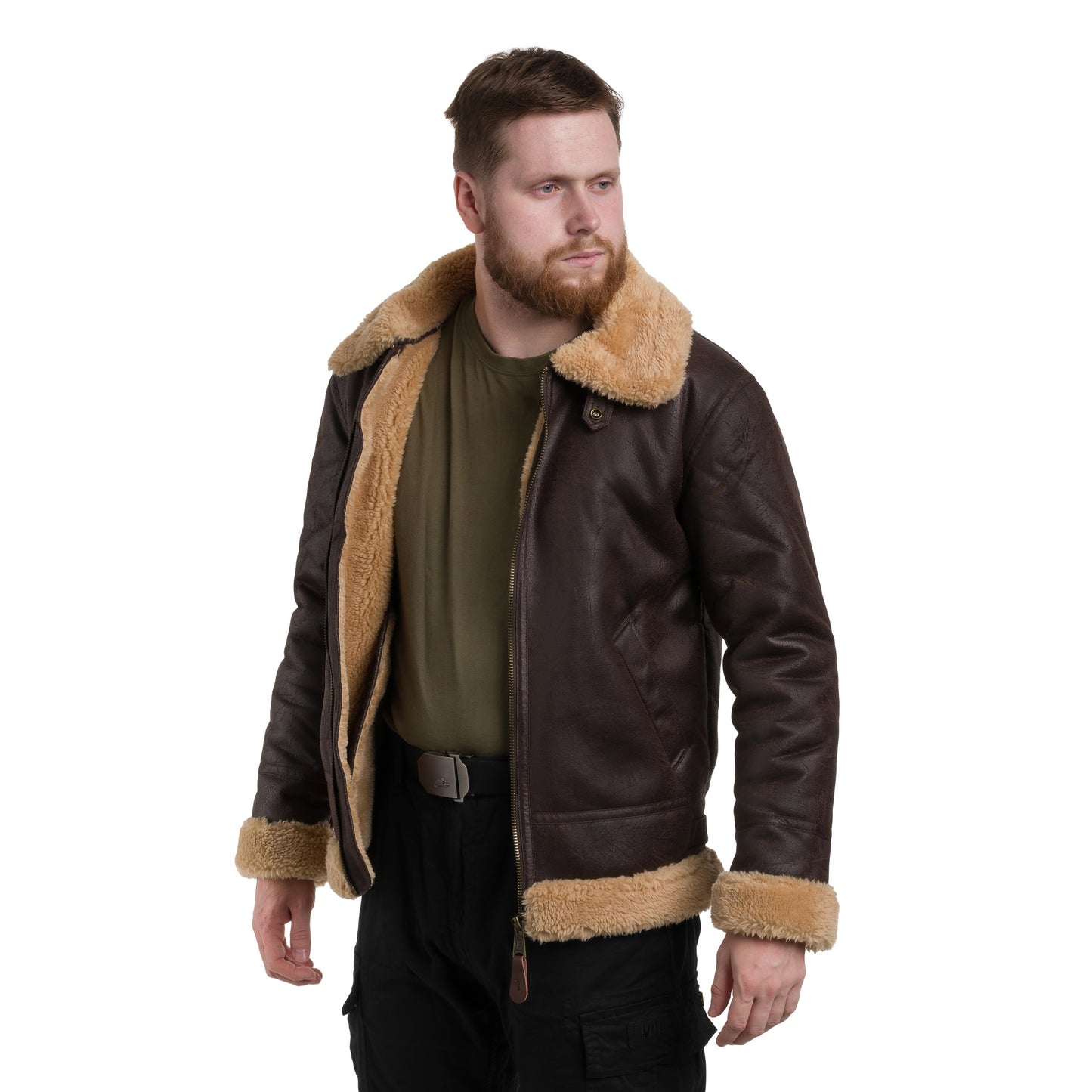 Kurtka Alpha Industires B3 FL - Vintage Brown
