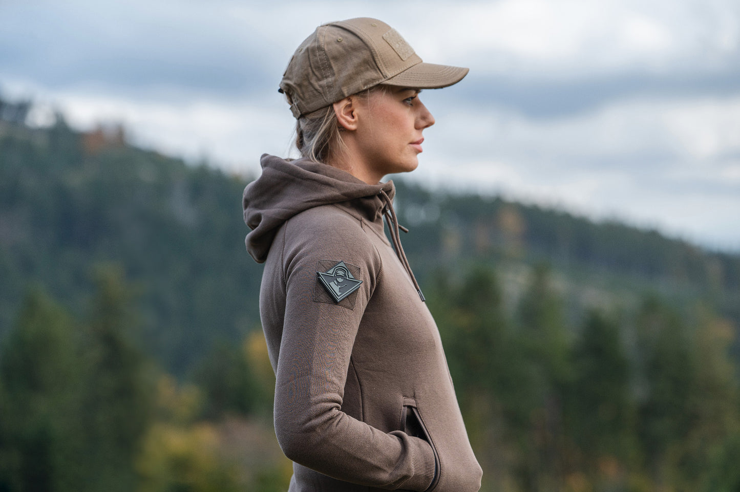 Bluza damska Pentagon Aphrodite Sweater - Camo Green