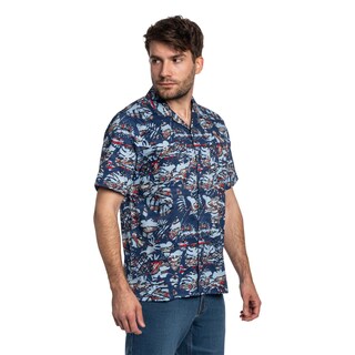Koszula 5.11 Adventure Print Short Sleeve - Mussel Blue Neu Vay Camo