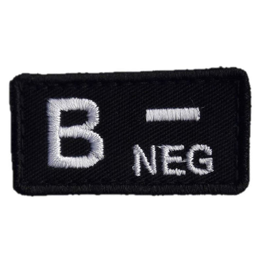 Emblemat Haasta grupa krwi B Rh- Black