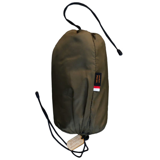 Hamak ultralekki TigerWood Ważka V2 Pocket Khaki - z moskitierą