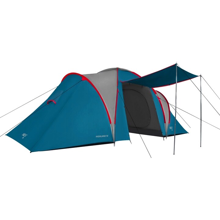 Namiot 6-osobowy Nils Camp Highland NC6031 - Niebiesko-Szary