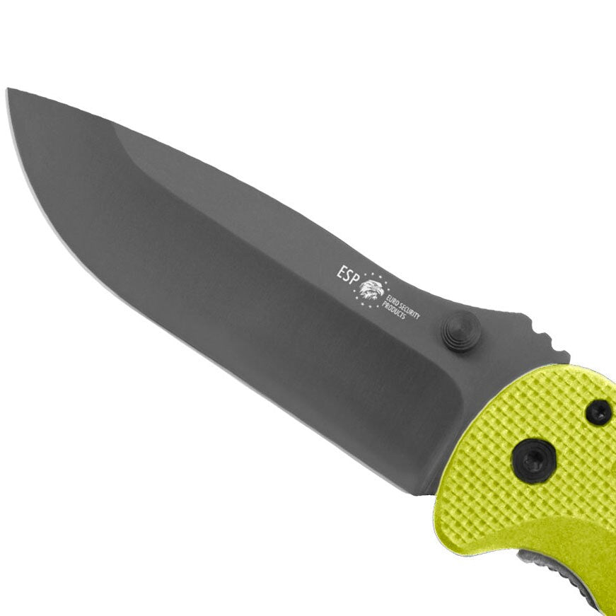 Nóż składany ratowniczy ESP RKY-01 Rescue Knife - Yellow