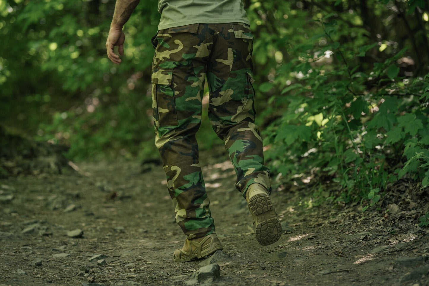 Spodnie wojskowe Mil-Tec Teesar Rip-Stop BDU - Woodland