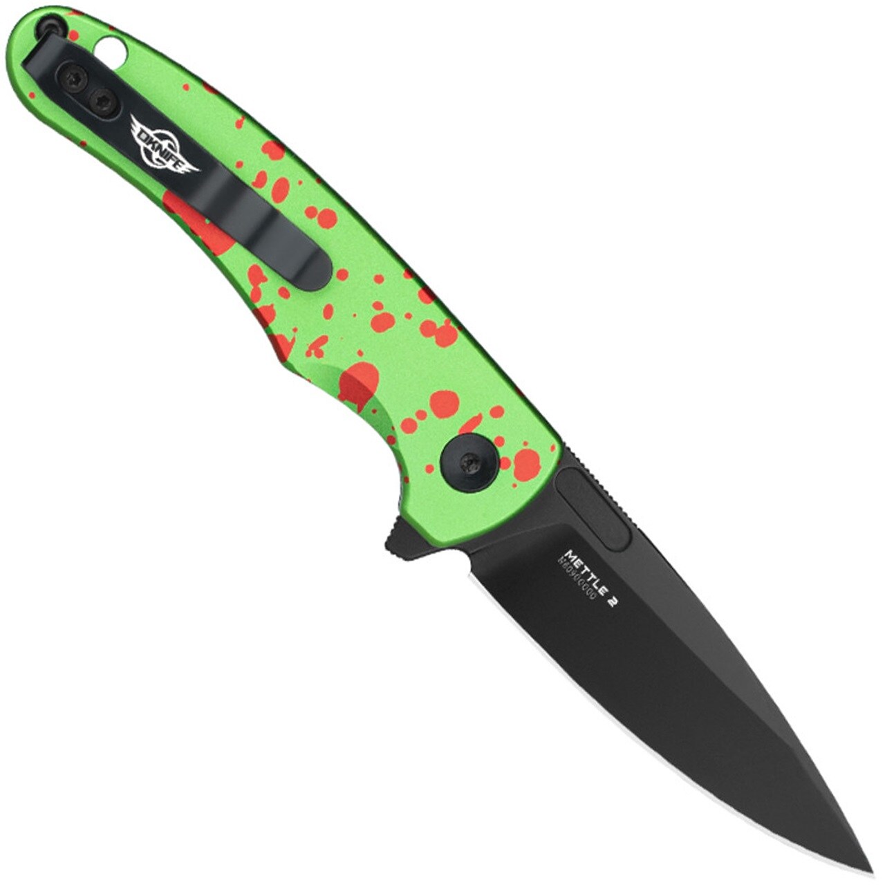 Nóż składany Oknife Mettle 2 Aluminium handle - Zombie Green