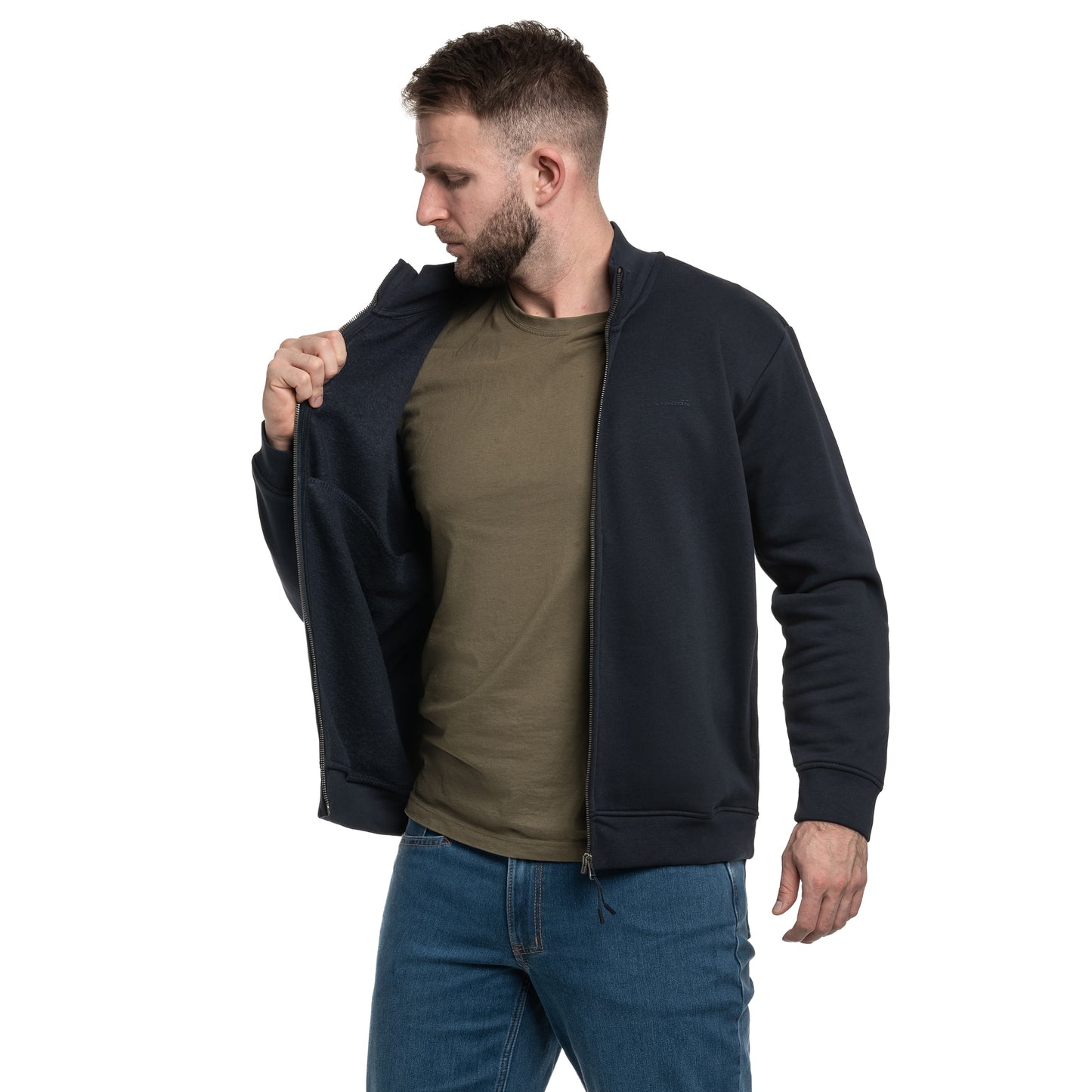 Bluza Pentagon Highneck Sweater - Midnight Blue