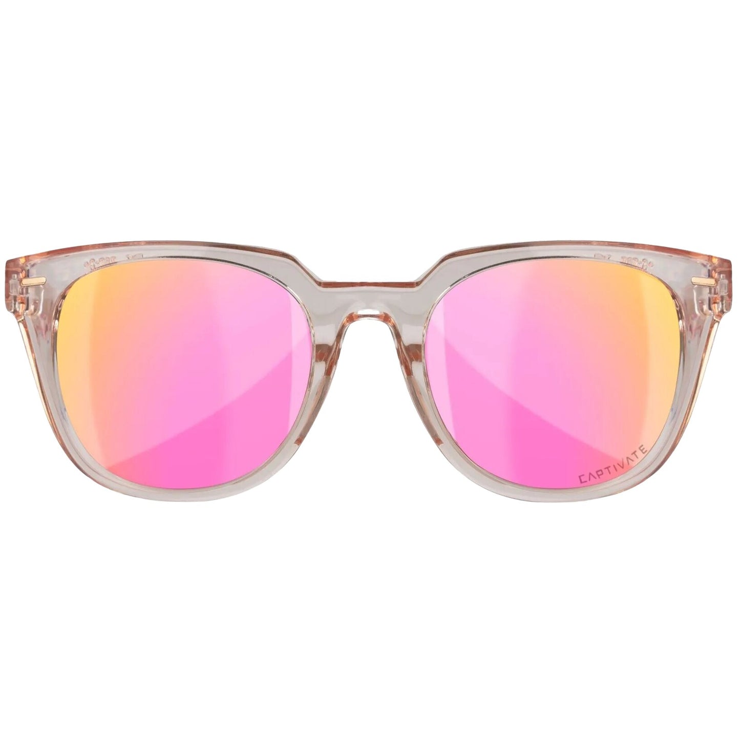 Okulary damskie Wiley X Ultra - Captivate Polarized Rose Gold Mirror/Gloss Crystal Blush