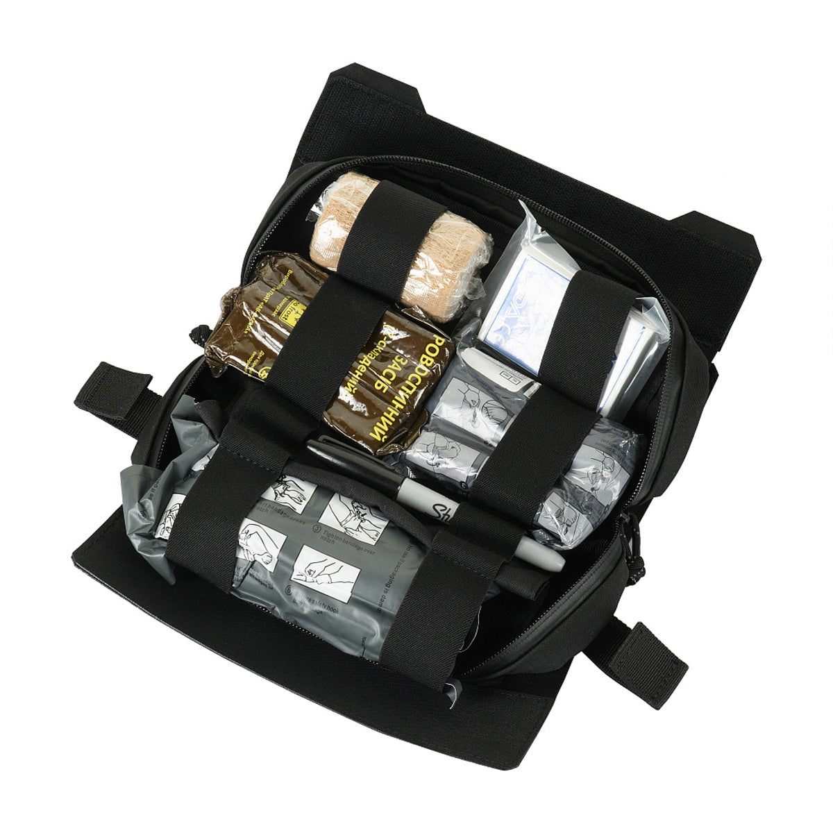 Zasobnik medyczny poziomy M-Tac Roll Elite - Black