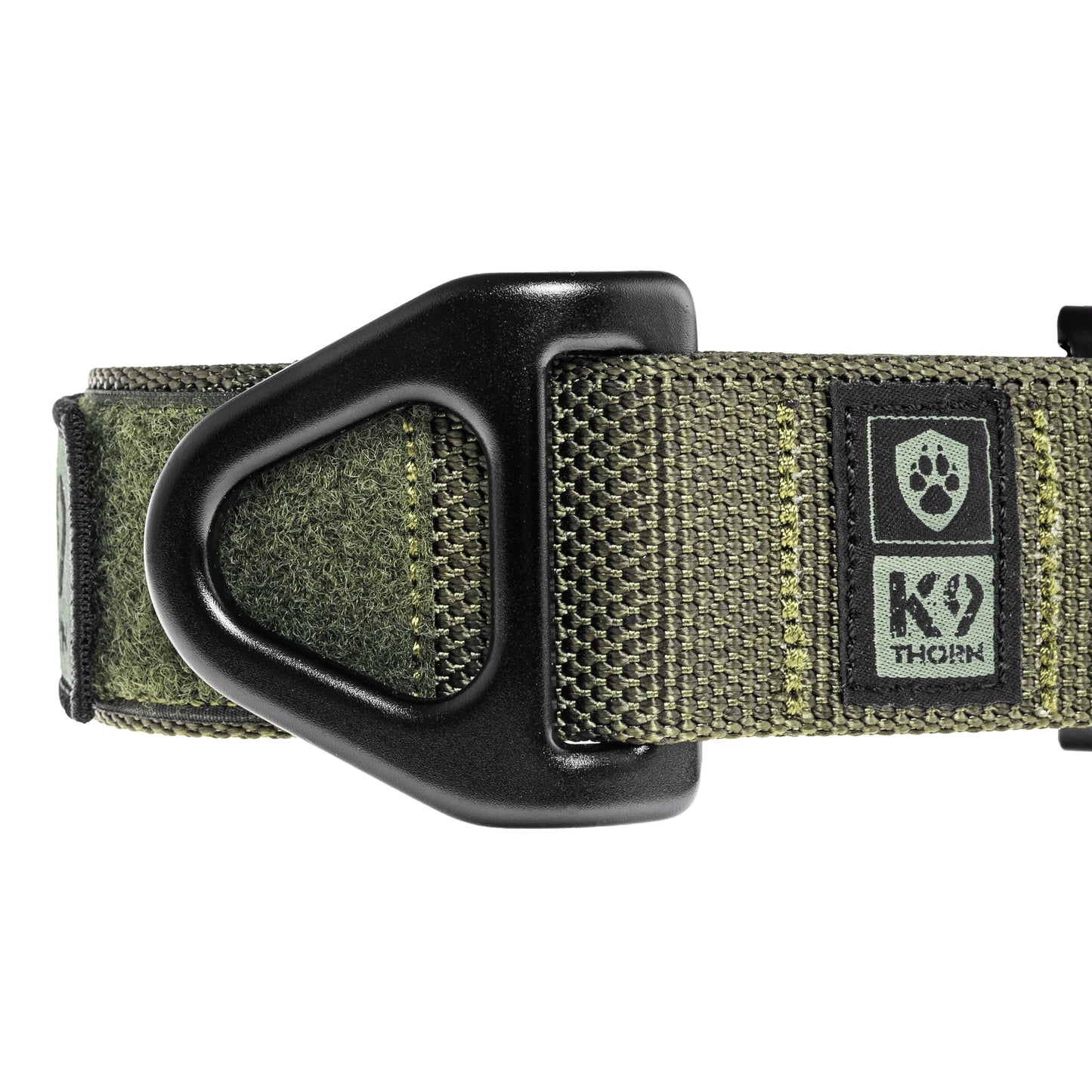 Obroża taktyczna dla psa K9 Thorn Cobra Alpha olive - pies olbrzymi