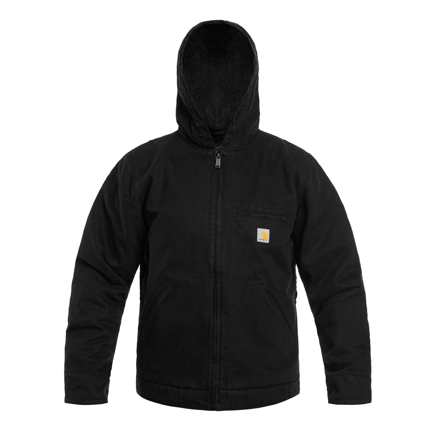 Kurtka Carhartt Washed Duck Sherpa Lined - Black