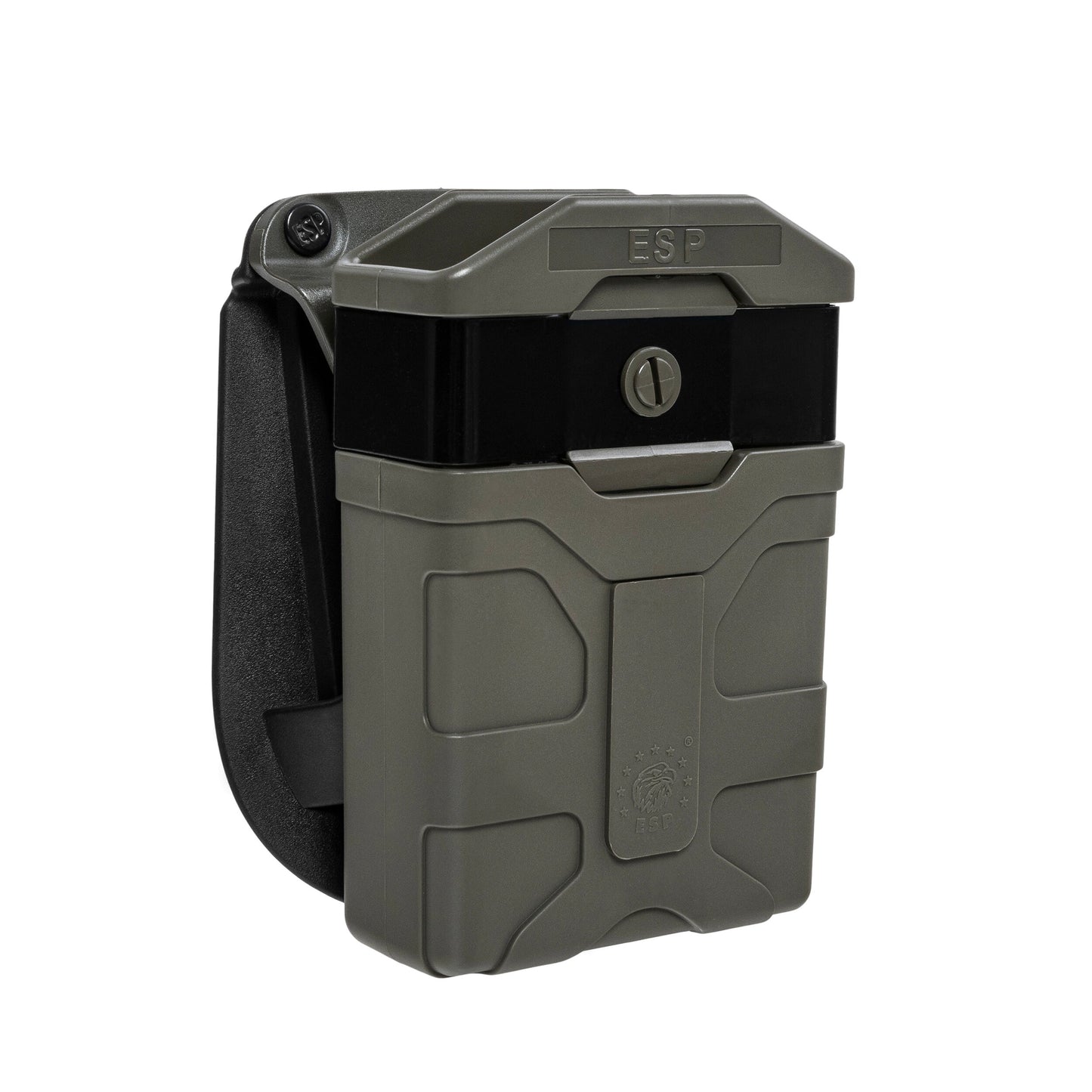 Ładownica obrotowa ESP z montażem Paddle na magazynek do AR15 - Olive Drab