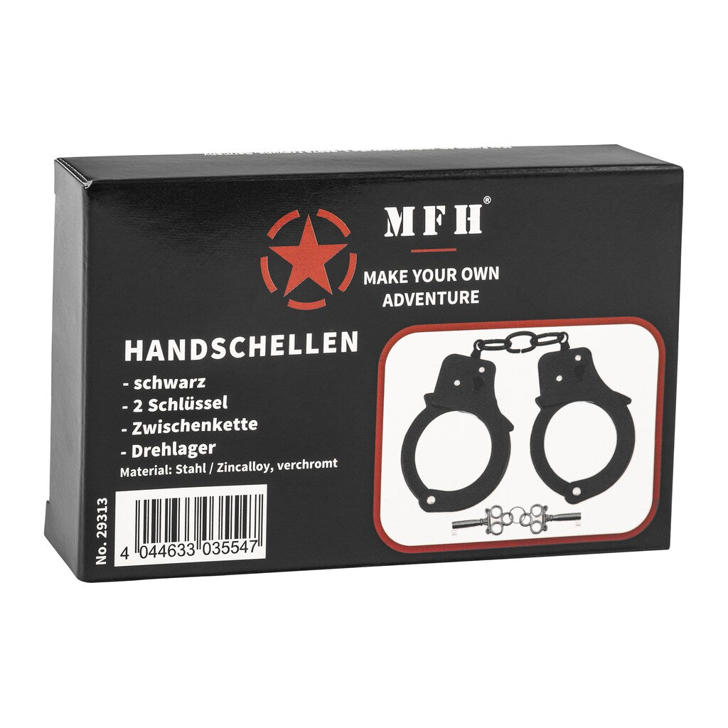 Kajdanki łańcuszkowe MFH - Black