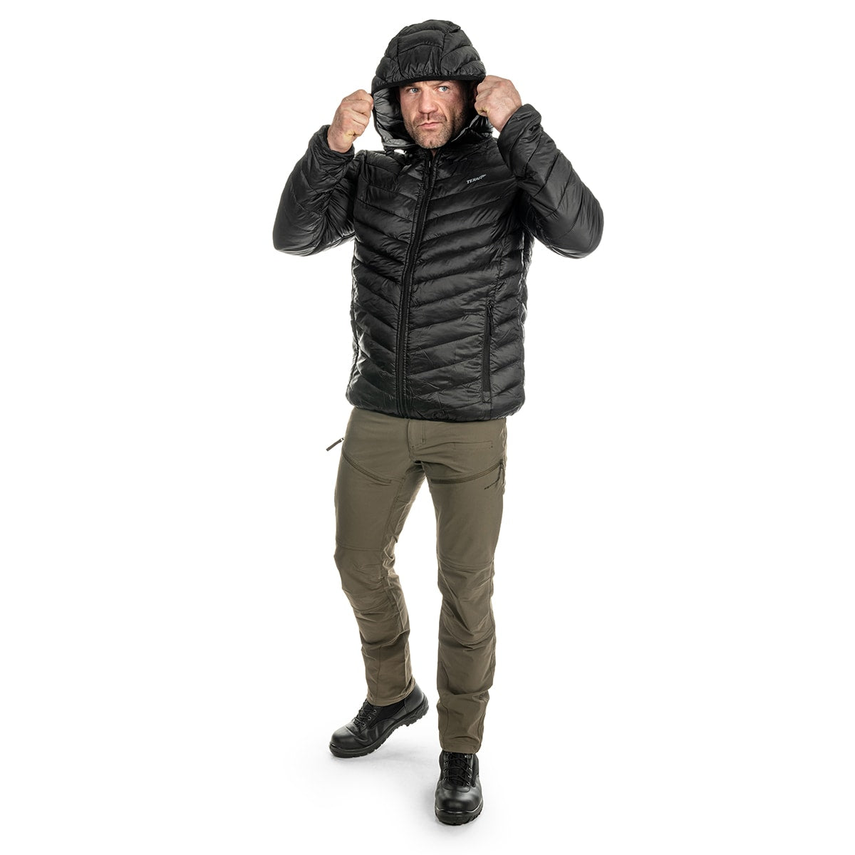 Kurtka puchowa dwustronna Texar Reverse - Black/Grey