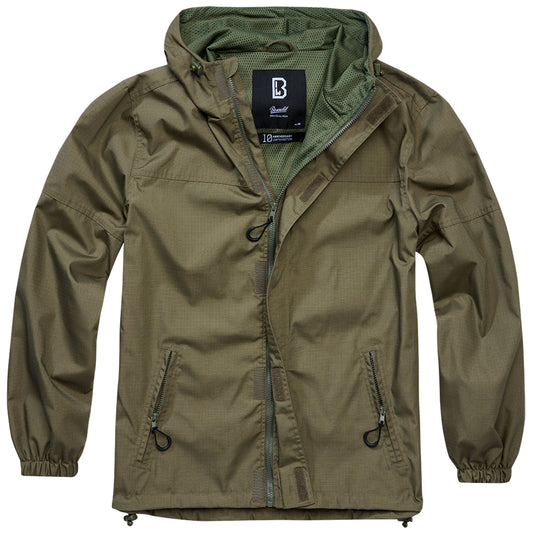 Kurtka Brandit Summer Windbreaker Frontzip Ripstop - Olive