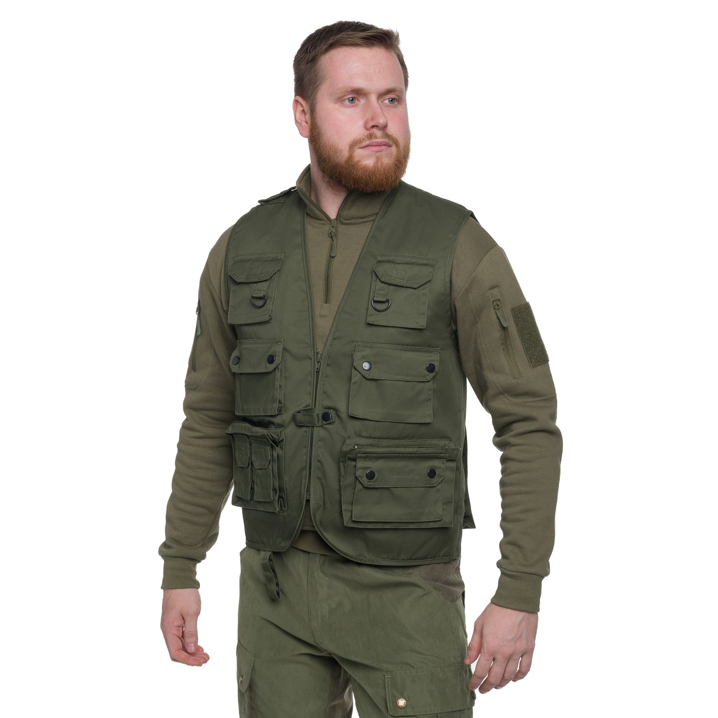 Bezrękawnik Mil-Tec Hunt & Fishing Mesh - Olive