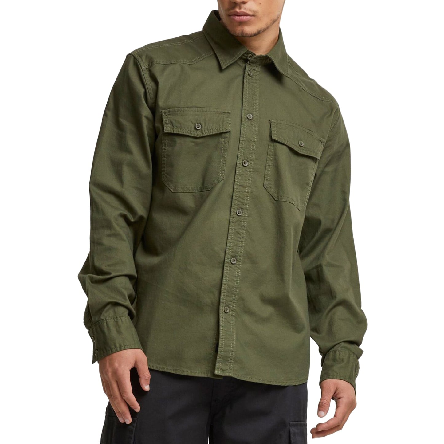Koszula Brandit Flannel Shirt Long Sleeve - Olive