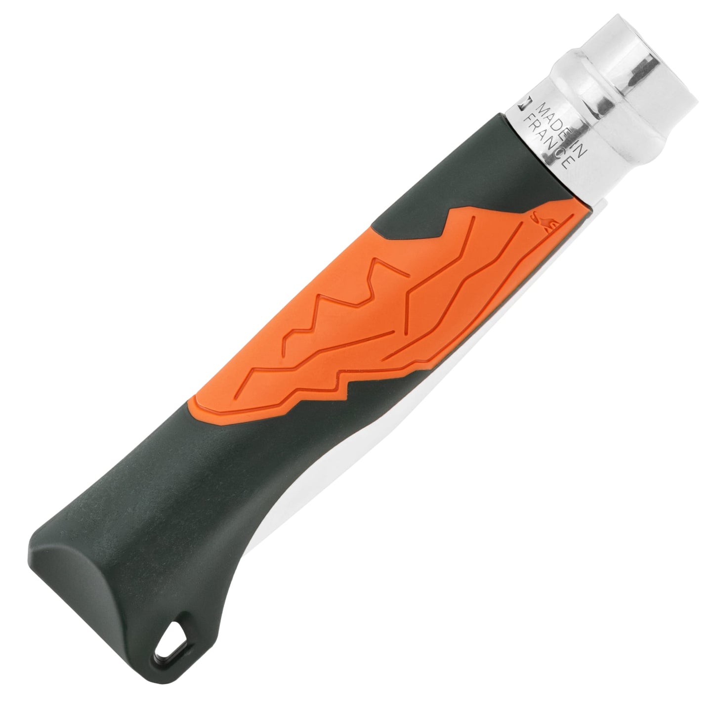 Nóż składany Opinel No.07 Outdoor Junior - Khaki/Orange