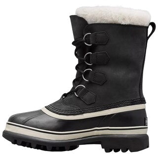 Buty śniegowce damskie Sorel Caribou WP - Black/Stone