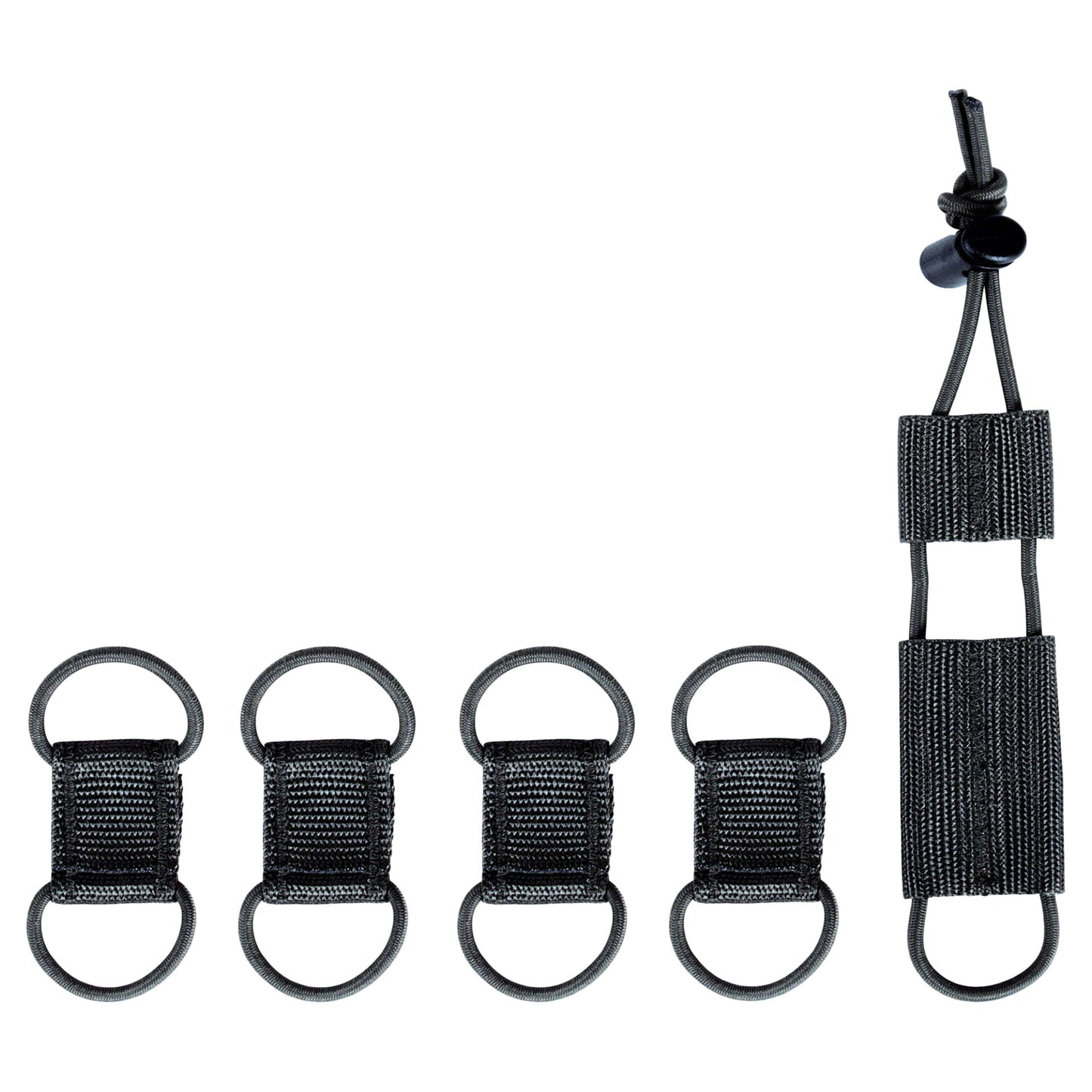 Zestaw uchwytów na kable Tasmanian Tiger Cable Manager Set - Black