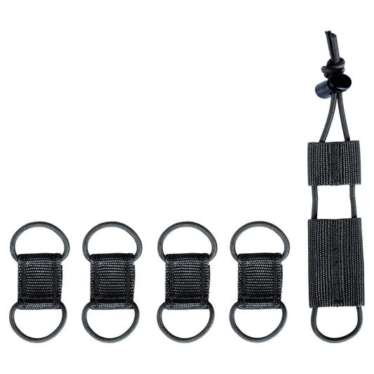 Zestaw uchwytów na kable Tasmanian Tiger Cable Manager Set - Black